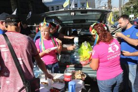The action of car owners on euronimers near the Cabinet of Ministers