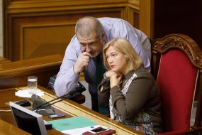 Refat Chubarov and Irina Gerashchenko