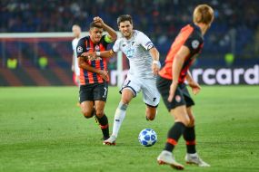 Игровой момент матча