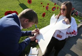 Дитячий перформанс «Ангели над Україною»