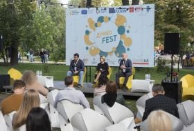 Artem Sitnik, Eka Tkeshelashvili and Marcus Brand