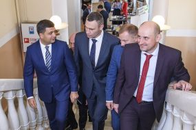 Vladimir Groisman and Vitali Klitschko