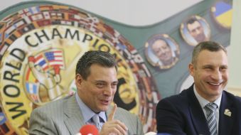 Mauricio Suleiman and Vitali Klitschko