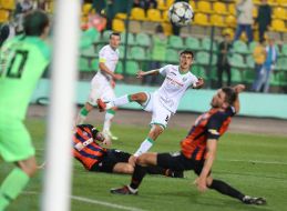 The game moment of the match