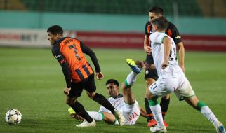 The game moment of the match