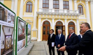 Yevgeny Nishchuk, Yuriy Yanko and Petro Poroshenko