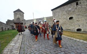 Participants of the International Military Historical Festival