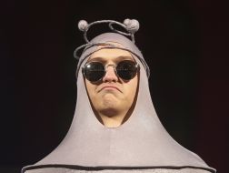 Actor in a theatrical costume 