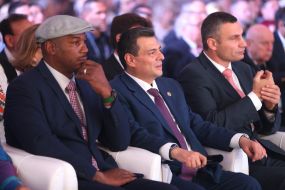 Леннокс Льюис, Маурисио Сулейман и Виталий Кличко