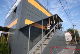 Здание инфоцентра "Чернобыль: территория перемен"