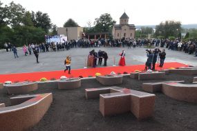 Opening of the monument to the Armenian alphabet