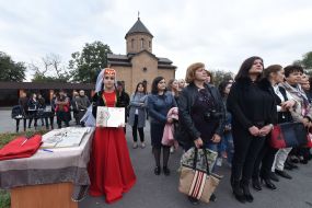 Opening of the monument to the Armenian alphabet