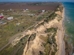 Landslide in the Odessa region