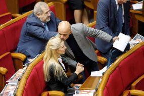 Refat Chubarov, Mustafa Naim and Svetlana Zalischuk