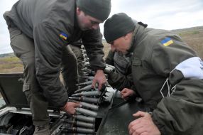 Cadets during field training at the site