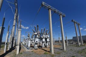 Construction of the Seaside wind farm