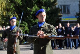 Demonstration of students of NASU