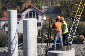 Construction of the Podolsky-Voskresensky bridge