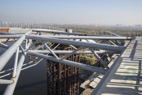 Construction of the Podolsky-Voskresensky bridge