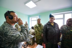 Петр Порошенко и Винсент Стюарт