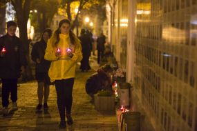 Participants of the action "Light a candle!"