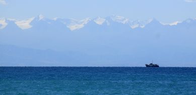 Issyk-Kul Lake and Alatau Range