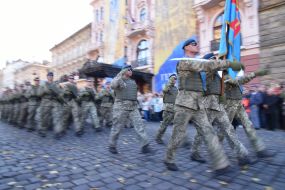 "March of Defenders of Ukraine" in Lviv