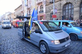 "March of Defenders of Ukraine" in Lviv