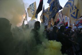 Участники Марша славы УПА