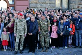 "March of Defenders of Ukraine" in Lviv