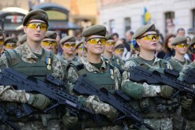 "March of Defenders of Ukraine" in Lviv