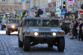 "March of Defenders of Ukraine" in Lviv