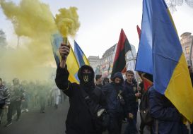 Участники Марша славы УПА