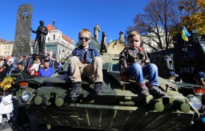 Exhibition of military equipment