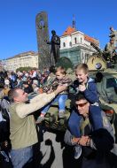 Monument to Taras Shevchenko in Lviv