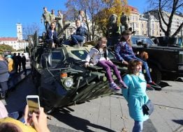 Exhibition of military equipment
