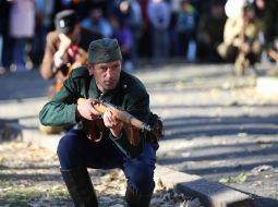 Reconstruction of the battle