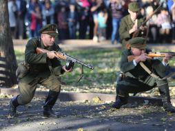 Reconstruction of the battle