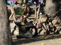 Reconstruction of the battle