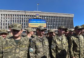 Pupils of the Lyceum-orphanage "Defender"
