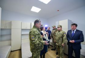 Petr Poroshenko, Stepan Poltorak and Gennady Zubko