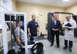 Petro Poroshenko visited the Military Hospital