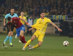 Игровой момент матча