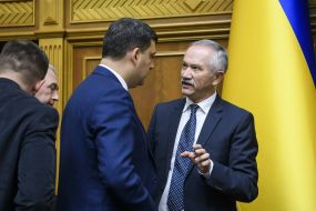 Владимир Гройсман и Виктор Пинзеник