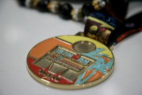 Medal of the World Champions IRONMAN Dmitry Strizhov