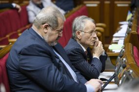 Refat Chubarov and Mustafa Dzhemilev