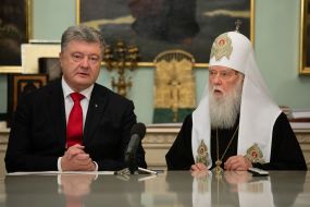Petro Poroshenko and Filaret