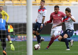 The game moment of the match