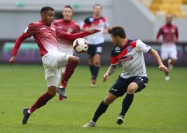The game moment of the match