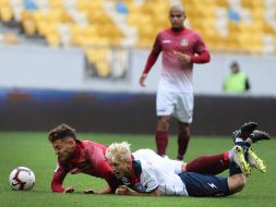 The game moment of the match